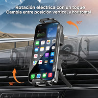 Soporte para Celular de Auto con Carga Inalámbrica 15W Ajuste Automático