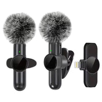 Micrófono Lavalier Inalámbrico para iPhone y Android con Reducción de Ruido