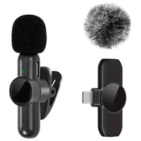 Micrófono Lavalier Inalámbrico para iPhone y Android con Reducción de Ruido