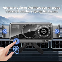 Soporte para Celular de Auto con Carga Inalámbrica 15W Ajuste Automático