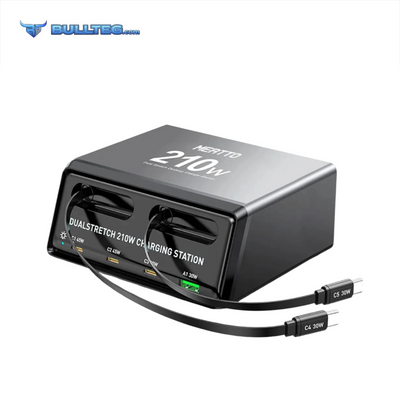 Estación De Carga 210w Dualstretch Cargador Usb C Múltiple