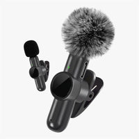 Micrófono Lavalier Inalámbrico para iPhone y Android con Reducción de Ruido