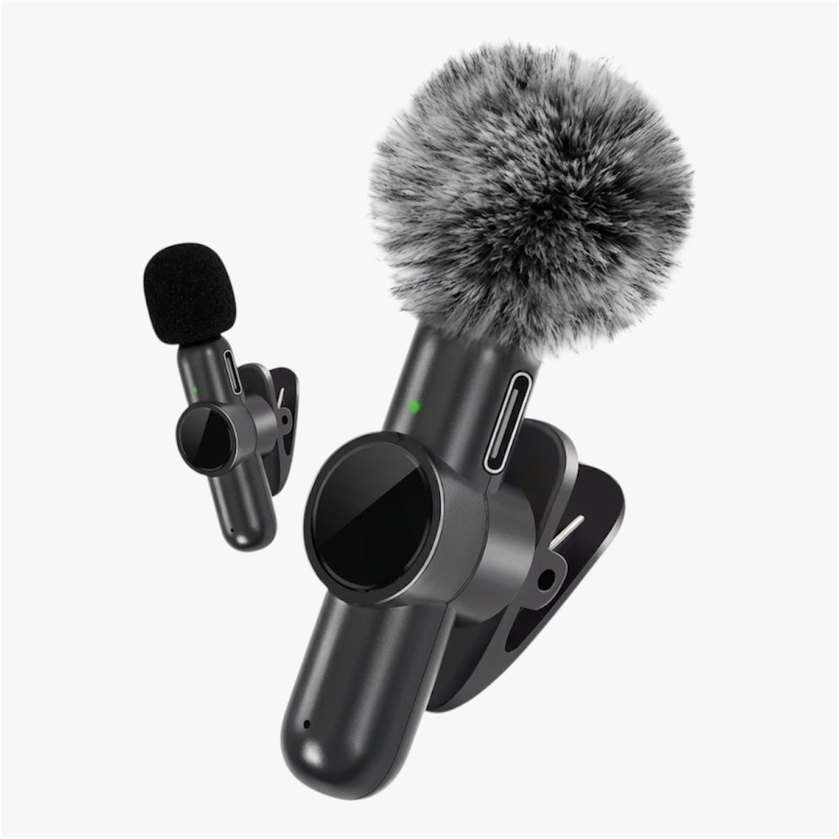 Micrófono Lavalier Inalámbrico para iPhone y Android con Reducción de Ruido