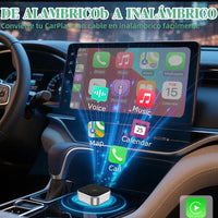 Adaptador CarPlay y Android Auto Inalámbrico 2 en 1