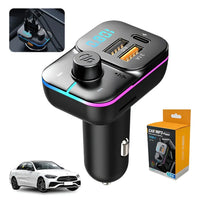 Transmisor FM Bluetooth 5.3 para Auto con Carga Inalámbrica 20W