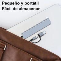 Adaptador Hub USB C 8 en 1 para Laptop y Celular
