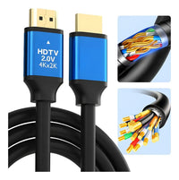 Cable HDMI 3 Metros 4K de Alta Velocidad para TV y Proyector