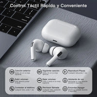 Audífonos Bluetooth 5.4 Inalámbricos Baja Latencia IPX5 para iPhone Android