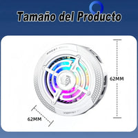 Cooler Magnético para Celular Gamer con Refrigeración RGB