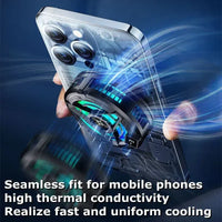 Cooler Magnético para Celular Gamer con Refrigeración RGB