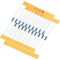 Resistencias de 10 Ohm-1MOhm, 1/4 W  película de carbono, resistencia única, electrónica
