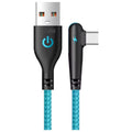 Cable USB tipo C con codo  carga rápida de 120W 30cm