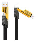 Cable Cargar Tipo C Y Compatible Con iPhone Adaptador Rapida